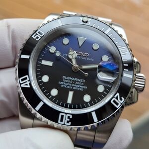 New Custom 40mm SeikoMod Automatic Watch Dive Watch